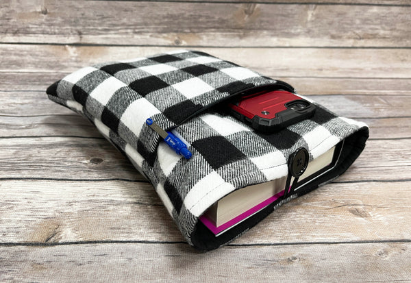 Cozy Country Plaid Book Sleeve